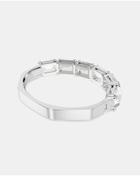 Swarovski - Millenia Bangle, Octagon Cut, White, Rhodium-Plated