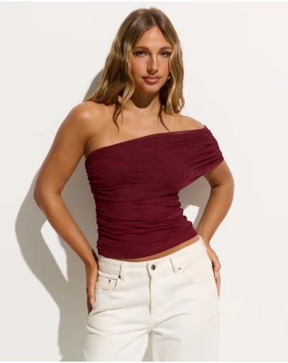 Dazie - Marley One Shoulder Top