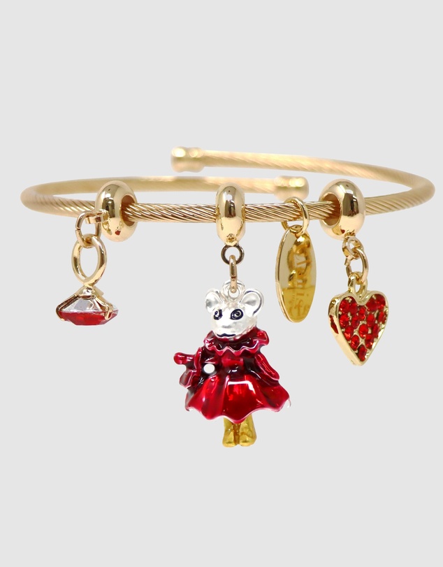 Claris The Chicest Mouse In Paris By Pink Poppy - Claris Holiday Heist Charm Bracelet