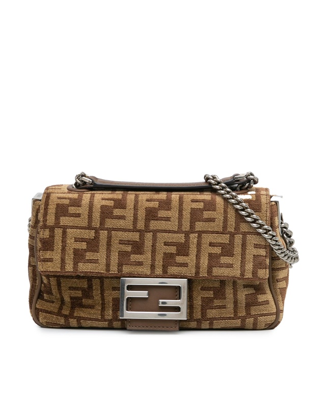 Pre-Loved by Azura Reborn - Pre-Loved Fendi FF motif Baguette Shoulder Bag