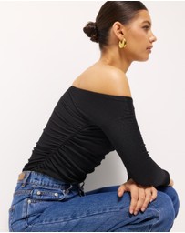 AERE - Bailey Off Shoulder Top
