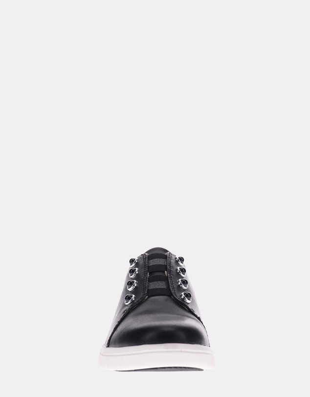 Mia Vita - Bingo Elastic Lace Sneaker - Black