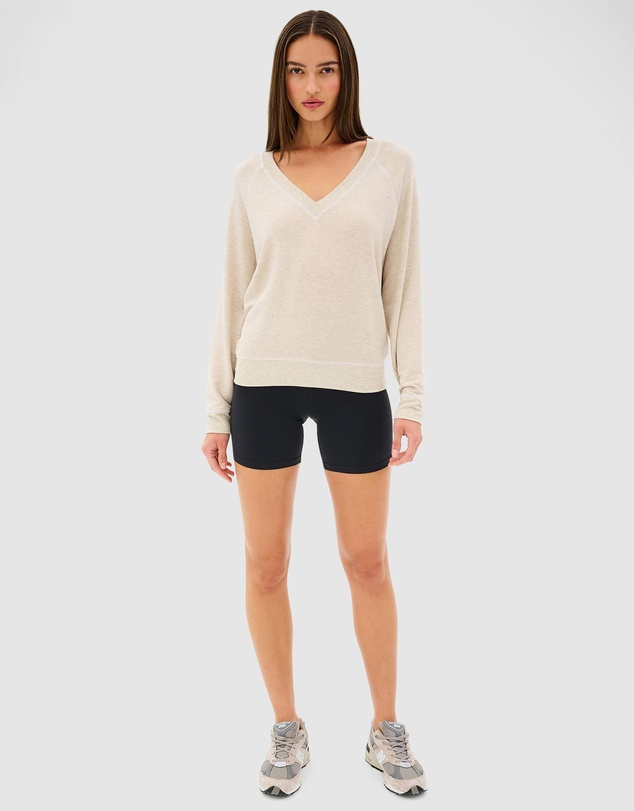 Splits59 - Bennie Fleece V-Neck Sweatshirt