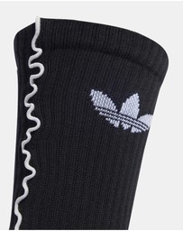 adidas Originals - 2-Pairs Ruffle Crew Socks