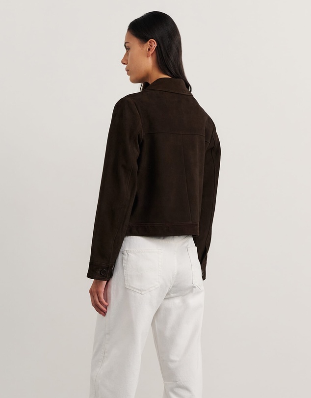 Jag - Ophelia Suede Crop Shacket