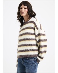 Insight - Aisha Brushed Stripe Crew Knit