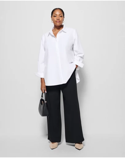 Commonry - The Draped Leg Crepe Trouser