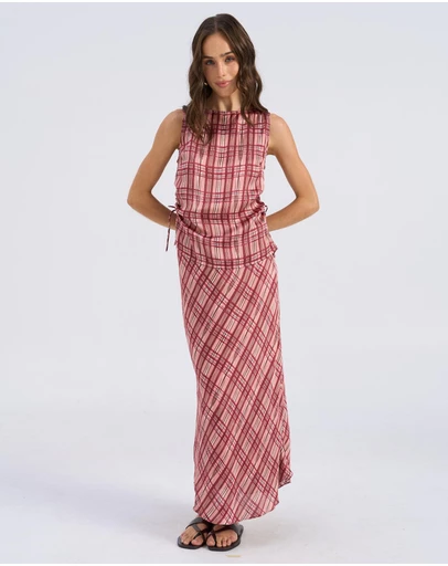 Vero Moda - Lise Sleeveless Check Top