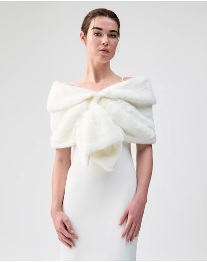 Unreal Fur - Champagne Wrap