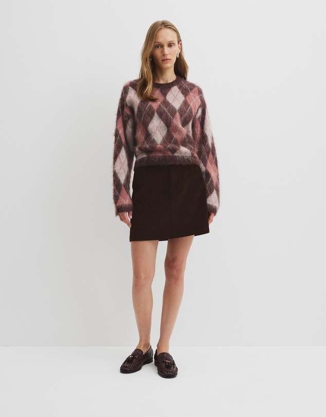 Country Road - Argyle Crew Neck Knit