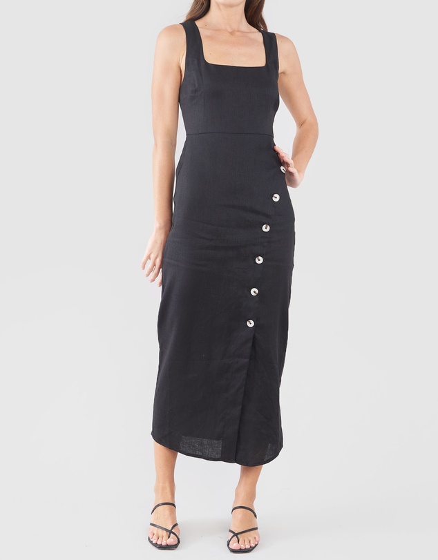 Amelius - Imari Linen Midi Dress