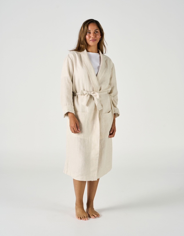Linen House - Nimes Pure Linen Robe