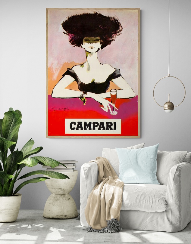 Inka Arthouse - Campari Woman Art Print