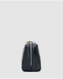 Republic of Florence - The Otto Blue Leather Dopp Kit