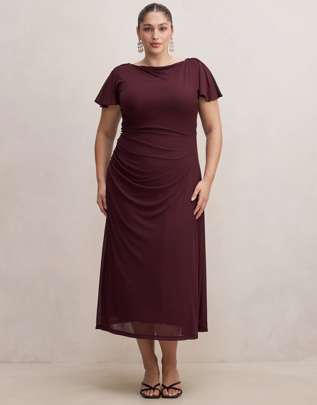 Forever New Curve - Trish Curve High Neck Jersey Dress