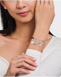 THOMAS SABO - Silver Blackened Snowball Charm