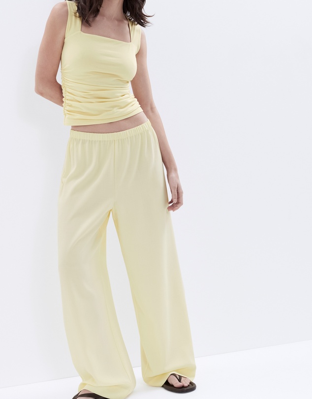 UNISON - Textured Pull On Pant
