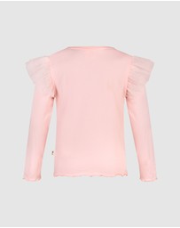 Fleur Harris - 'Days of Enchantment' Bow Tee in Peach