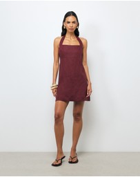 AERE - Lylah Linen Mini Dress