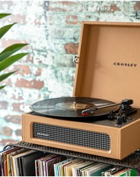 Crosley - Crosley Voyager Bluetooth Portable Turntable - Tan