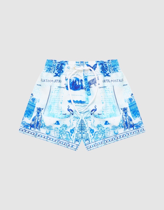 Camilla - Mid Length Boardshorts With Elastic Waist - Kids-Teens