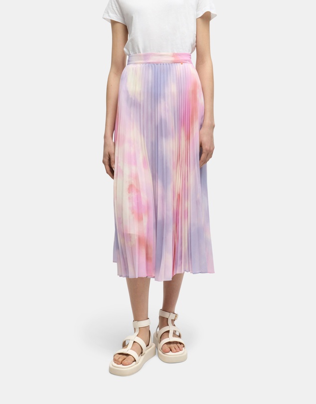 BOSS - Printed Plissé Skirt