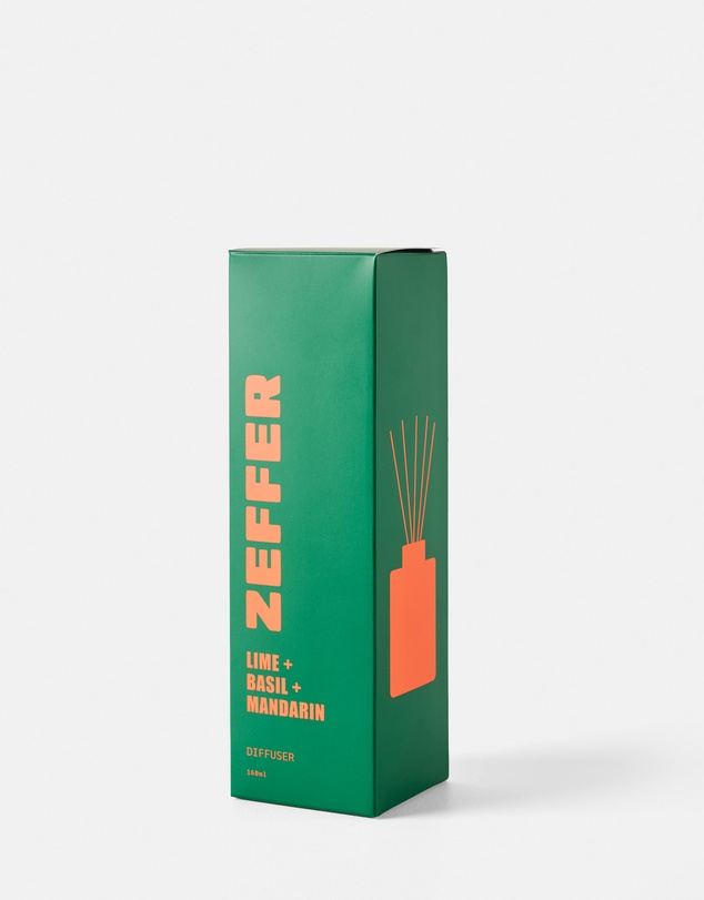 Zeffer by Linen House - Lime, Basil & Mandarin Reed Diffuser 120ml