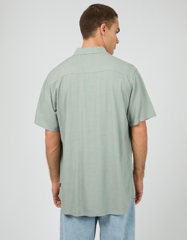 Silent Theory - Textured Linen SS Shirt