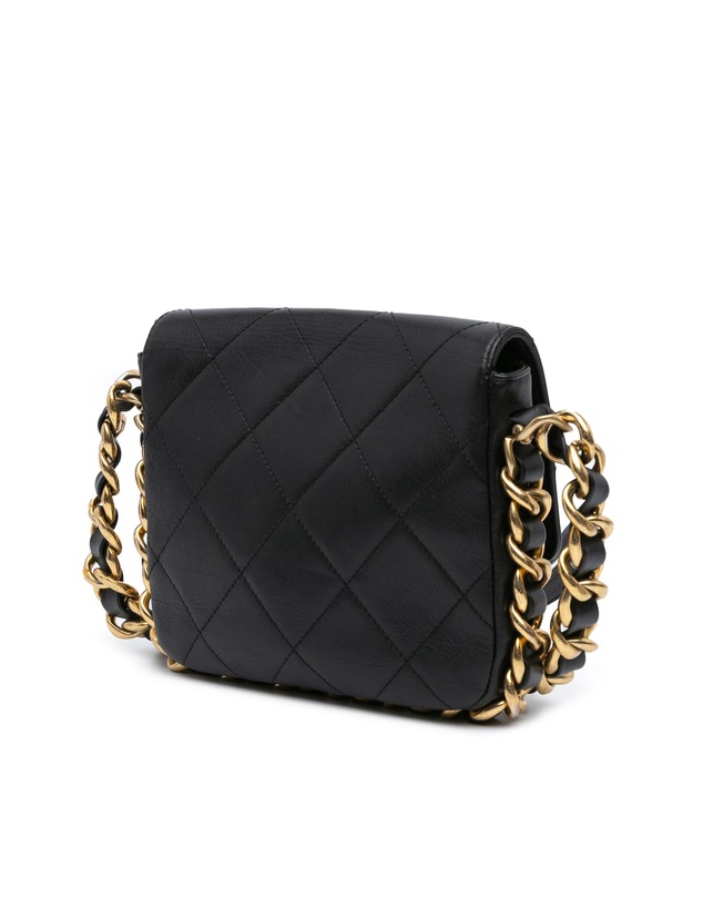 Chanel - Pre-Loved Small Quilted Calfskin Framing Chain Flap