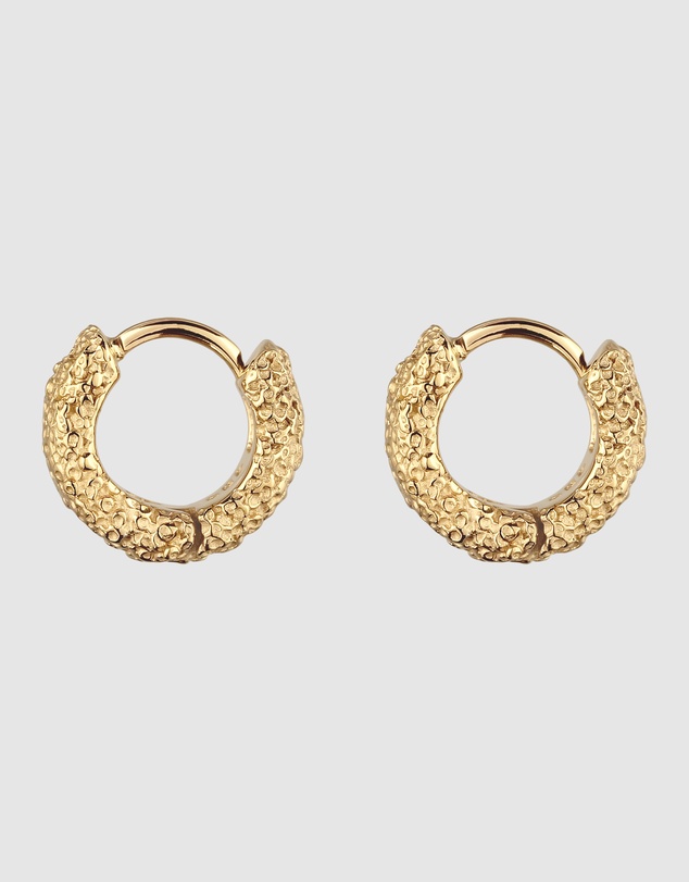 Elli Jewelry - Earrings Hoops 925 Sterling Silver Gold-Plated