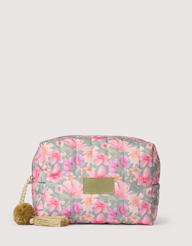 The Somewhere Co - Sage Wildflowers Cosmetic Case