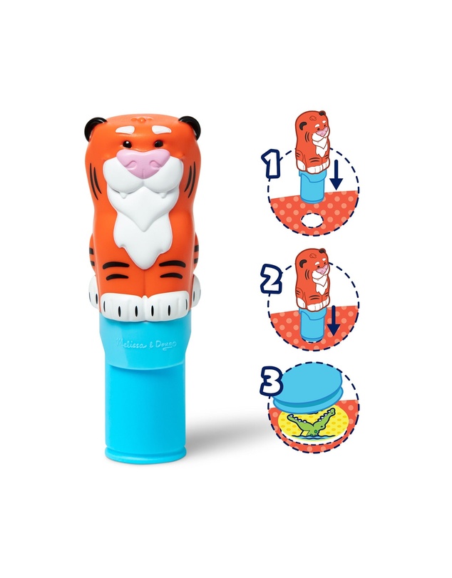 Melissa and Doug - Sticker Wow Sticker Stamper And Activity Pad Tiger