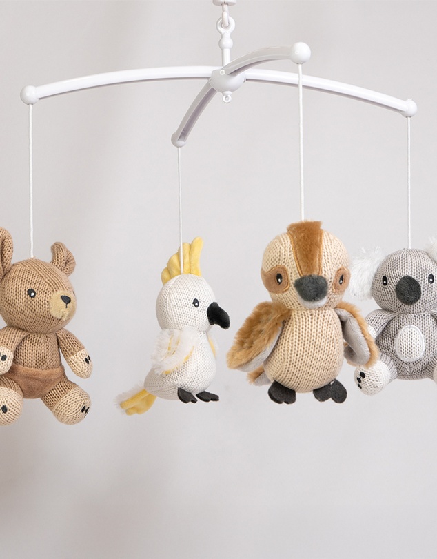 Living Textiles - Musical Mobile - Australiana