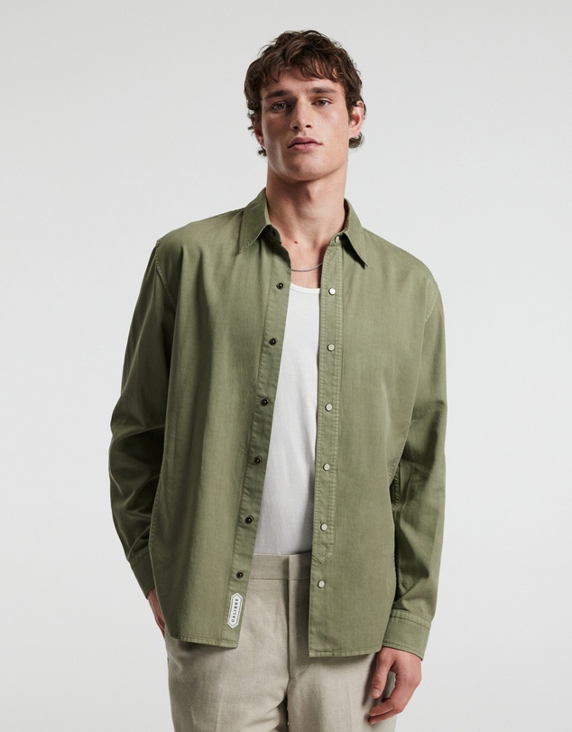 Calibre - Washed Cotton Lyocell Shirt Sage