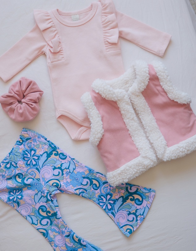 WITH LOVE FOR KIDS - Snowy Cord Vest - Babies - Kids