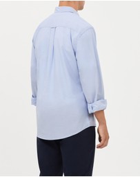 Van Heusen - Washed Sateen Twill Casual Shirt