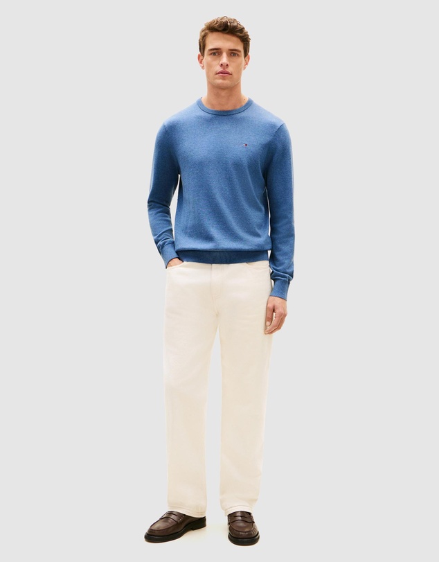 Tommy Hilfiger - Flag Embroidery Crew Neck Jumper