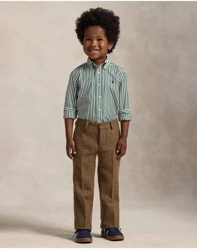 Polo Ralph Lauren - Striped Cotton Poplin Shirt - ICONIC EXCLUSIVE - Kids