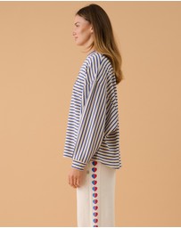 Araminta James - AMJ Waffle LS Top