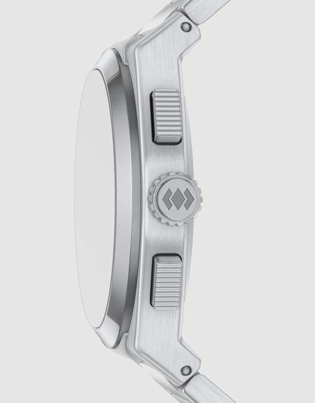 Fossil - Everett Silver Tone Chronograph Watch