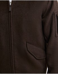 Oxford - Hamish Wool Blend Bomber Jacket