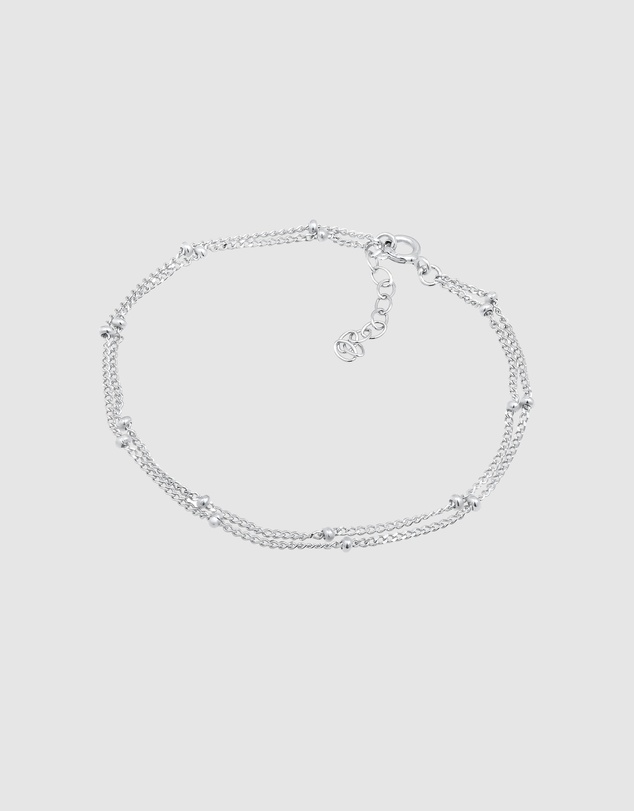 Elli Jewelry - Bracelet Layer Ball Chain Basic Trend in 925 Sterling Silver