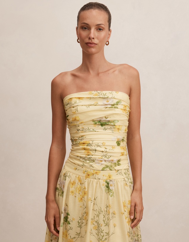 Forever New - Palmer Gathered Strapless Top