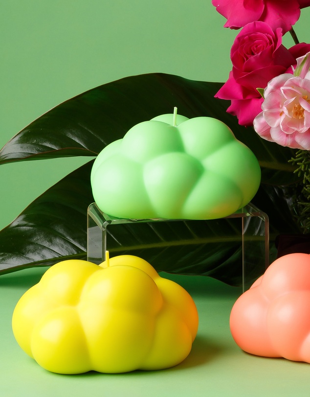 XRJ Celebrations - Cumulus Neon Yellow Candle