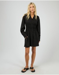 All About Eve - Aae Ruched Shirt Dress Black