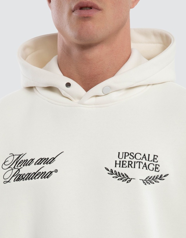 Nena & Pasadena - Etiquette Box Fit Hoodie