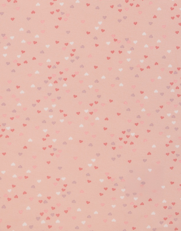 Kynd Baby - Fitted Cot Sheet in Pink Heart