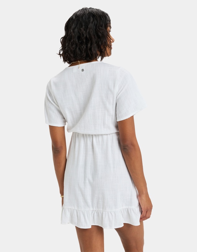 Roxy - Womens Zenit Wrap Solid Mini Dress