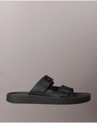 Calvin Klein - Leather Buckle Sandals
