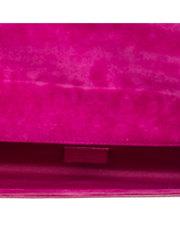 Pre-Loved by Azura Reborn - Pre-Loved Microguccissima Patent Broadway Clutch